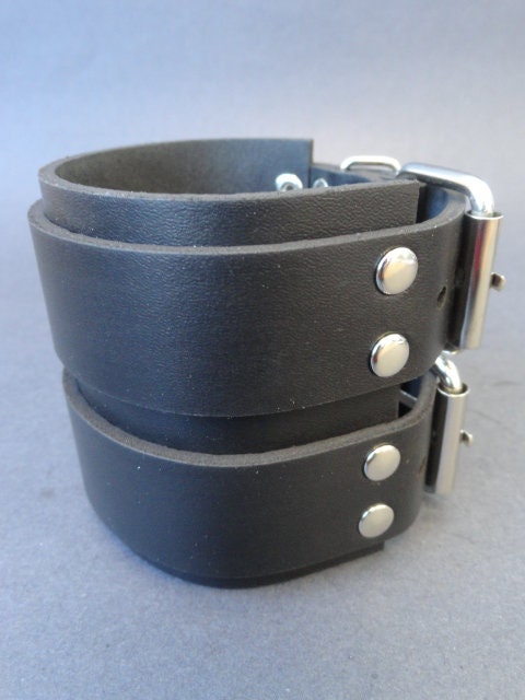 Bondage Bracelet Bikers Punk Gothic Rockabilly Genuine Leather Premium Bondage Bracelet Bikers Punk Gothic Rockabilly Genuine Leather Premium