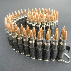 Bullet belt,Punk belt,Gothic Belt,Heavy Metal bullet belt,Punk fashion,Gothic Fashion,Cosplay accessories,Costume belt,Army costume,.223 cal