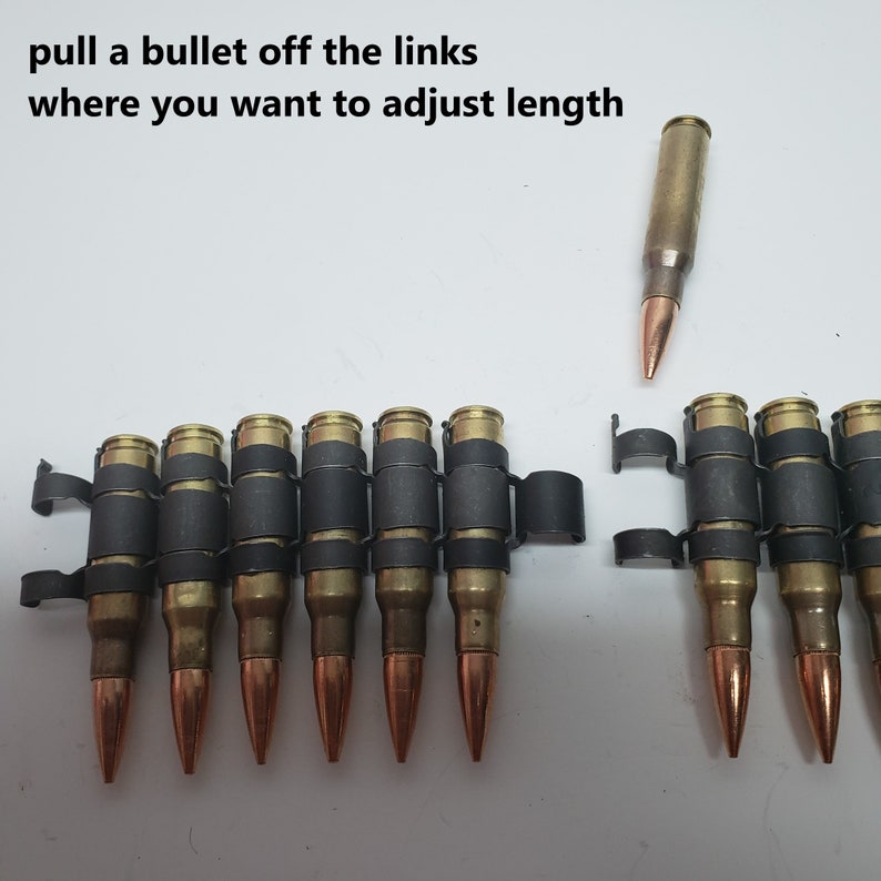 Bullet Gürtel,Punk Gürtel,Gothic Gürtel,Heavy Metal Kugel Gürtel,Punk Mode,Gothic Fashion,Cosplay Accessoires,Kostüm Gürtel,Armee Kostüm,.308 cal Bild 6