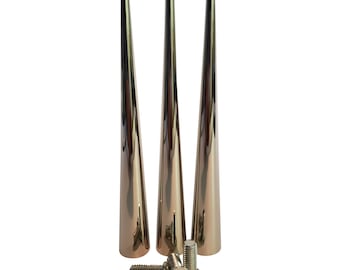 sehr lange Cone Spikes. Ein tolles Accessoire für Punk, Gothic, Biker, Gothic, Cosplay, Lederschmuck und Accessoires