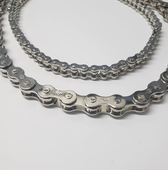 Bike Chain Necklace Gothic Punk Bikers 