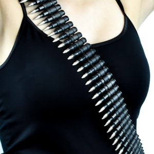 Gothic Fashion,Bullet belt,Punk belt,Gothic Belt,Punk fashion,Cosplay belt,Costume belt,Army costume,.223 caliber bullet belt,bandoleer