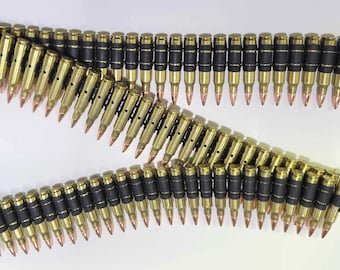 Bullet belt,Punk belt,Gothic Belt,Heavy Metal bullet belt,Punk fashion,Gothic Fashion,Cosplay accessories,Costume belt,Hand made,.223 cal