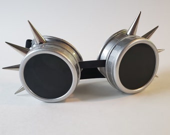 Cyber goggle with Spikes,Cyber Gothic Burning man cosplay