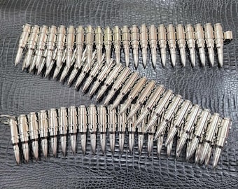Bullet belt,Punk belt,Gothic Belt,Heavy Metal bullet belt,Punk fashion,Gothic Fashion,Cosplay accessories,Costume belt,Hand made,.308 cal