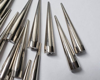 Lange konische Spikes 5.5" x 1.0cm."Zipfelpins."