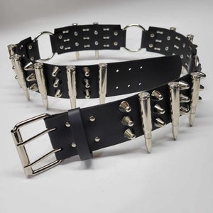 Leather belt,Punk belt,Gothic studded leather belt with unique design and special harwares