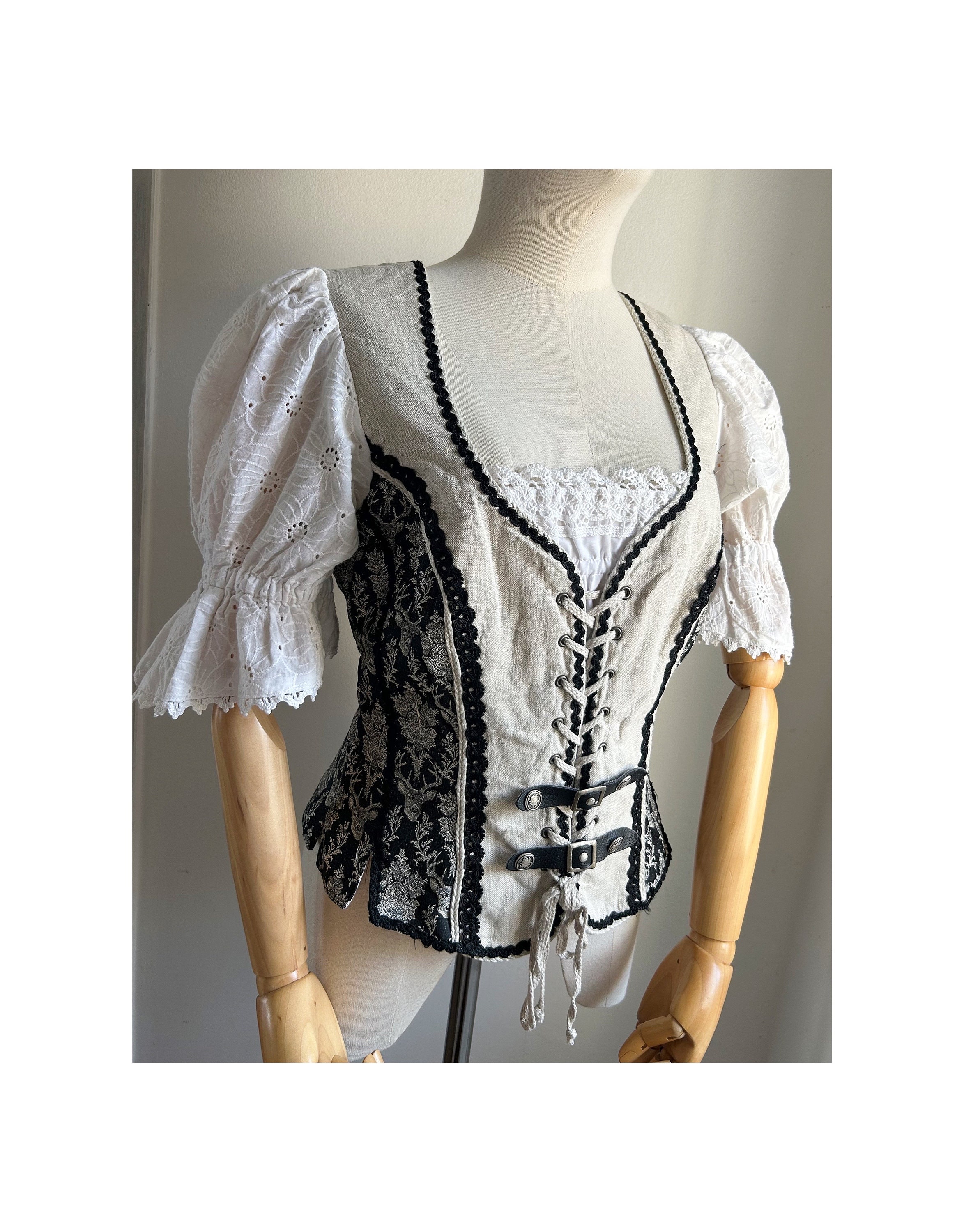 Dirndl blouse corset hot sale