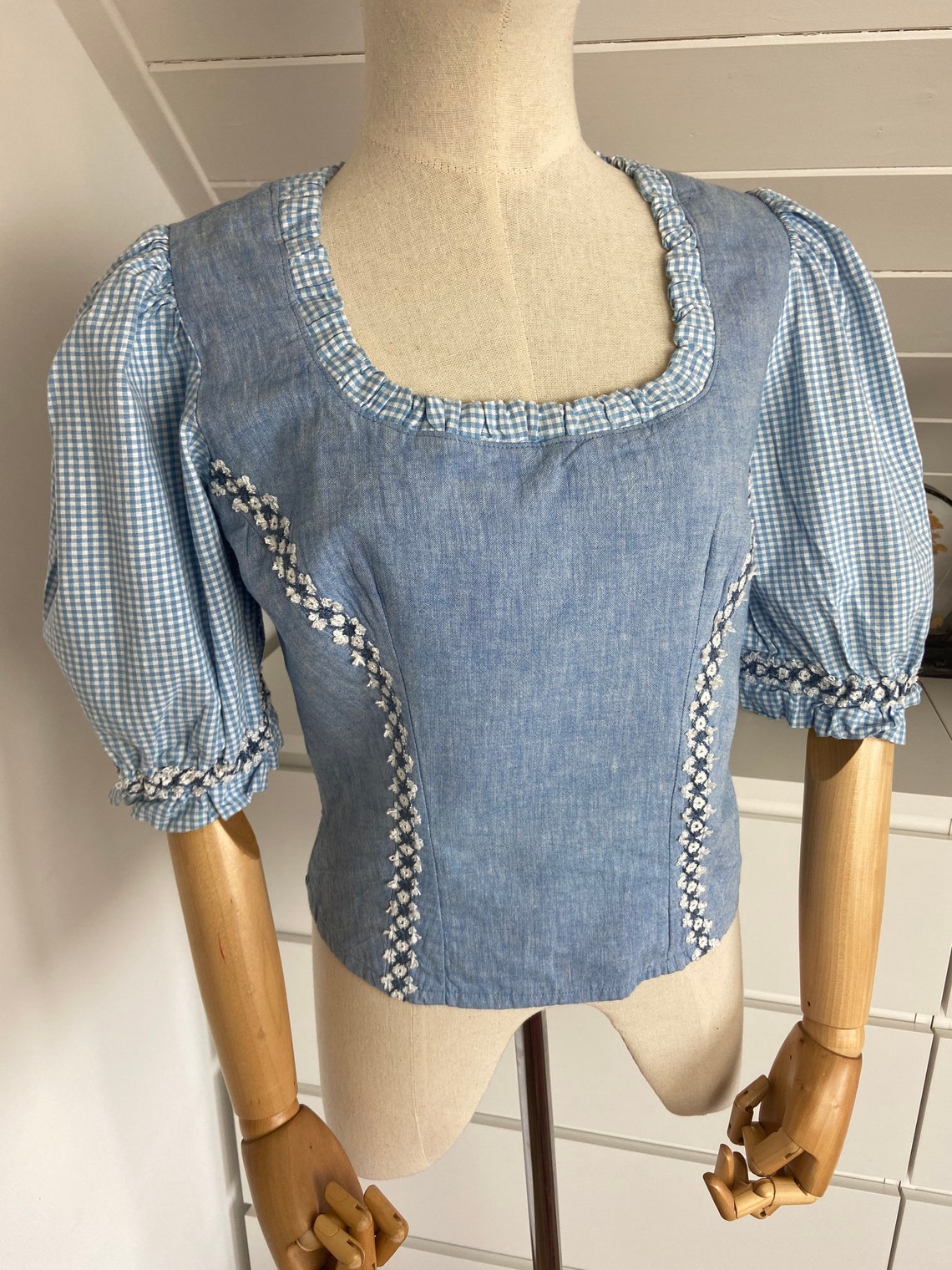 off the shoulder dirndl blouse