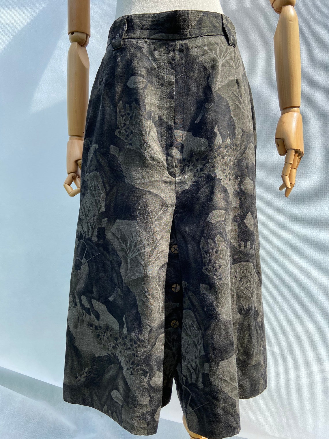 Vintage Geiger Austrian wool skirt with hunting scene of Etsy