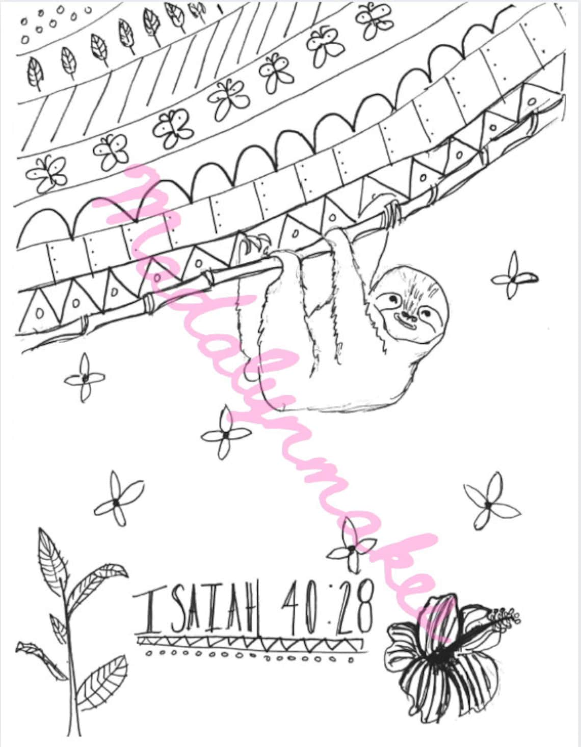 Animal Coloring Pages | Etsy