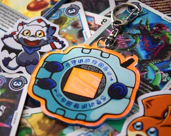 Digivice Holográfico Arcoíris (Llavero) [63 mm]