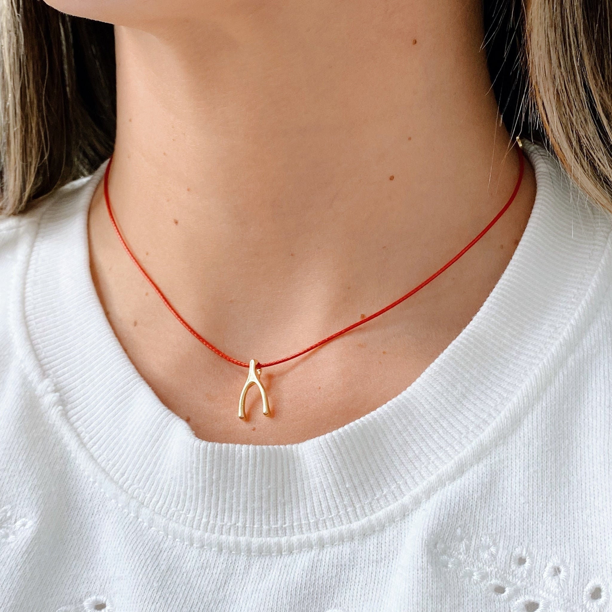 wishbone necklace large – Wild Abandon