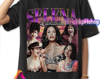 Retro Selena Quintanilla Shirt, Selena Quintanilla Tshirt, Vintage 90S Selena Quintanilla Shirt, Gift for Women and Men Unisex T-Shirt