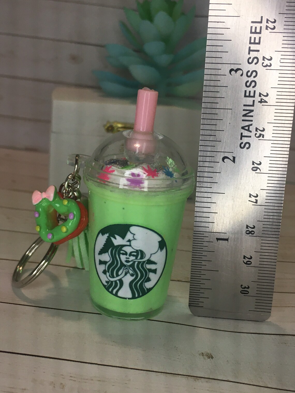 Starbucks keychain Etsy