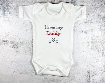 I Love Daddy Onesie Etsy I Love Daddy Onesie Etsy