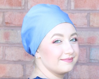 Touca cirúrgica de alta qualidade para homens e mulheres | Touca cirúrgica azul-clara da Gotucovered Caps