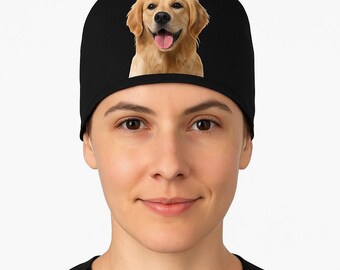 Personalisierte Haustier Foto Scrub Cap: Personalisierte Veterinär Kappe