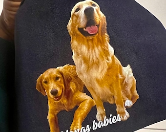 CUSTOM PET OP-Kappe || Personalisiert mit Ihrem Haustierfoto und Namen, benutzerdefinierte chirurgische Kappe mit Haustierfoto von Gotucovered Caps # 1 der Marke Scrub Cap