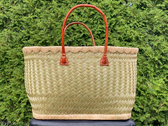 handmade raffia bags