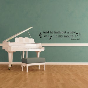 A New Song-Wall Decal