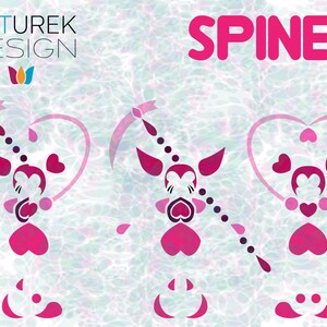 Spinel - set of 4 Czech Motif Graphics