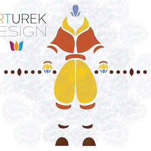 Avatar Aang - Transparent Graphic Motif