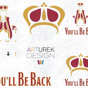 King George - You&#39;ll Be Back -  Transparent Motif Graphics