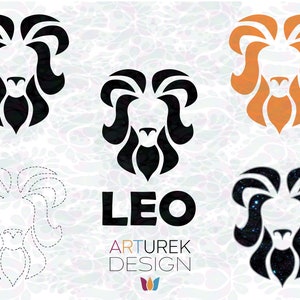 Leo - Zodiac Transparent Graphic Set