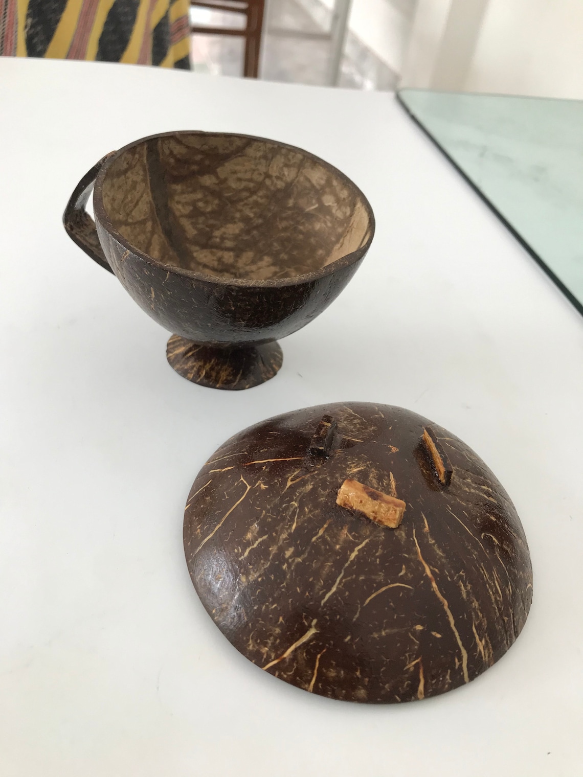Coconut Shell Natural Tea Cup set 100 Healthy Hand made Etsy