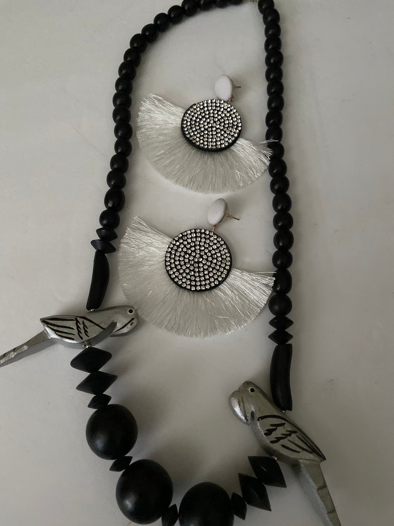 Birds of a Feather Necklace and Earring Set