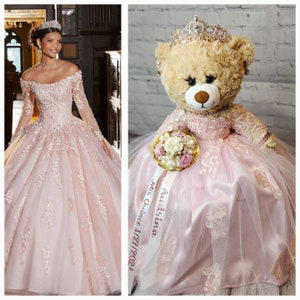 Quinceanera Doll Dress Pink Etsy