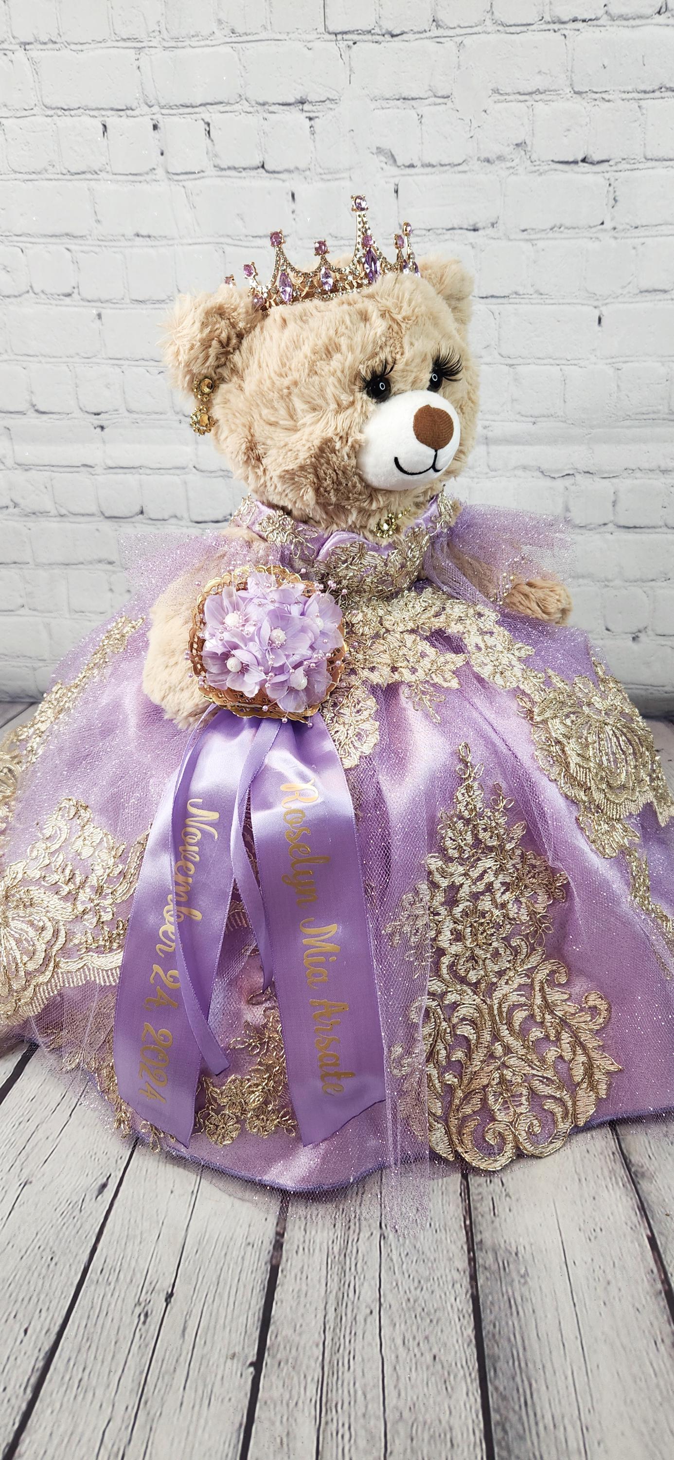 Custom Quinceanera Dress for Bear or Doll: Personalized Keepsake - Etsy  Canada
