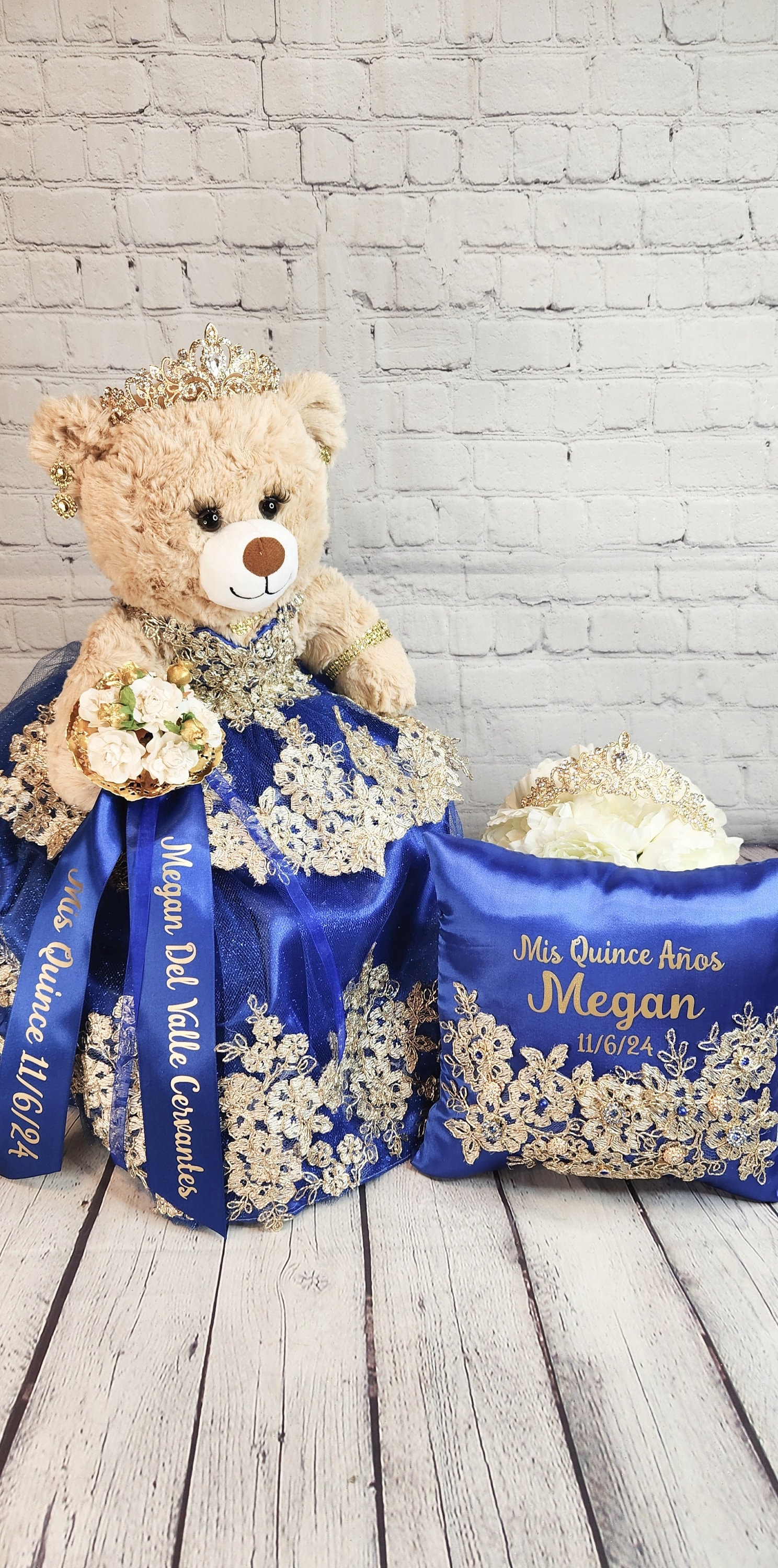 Dress Quince Blue Baby Teddy Bear 20