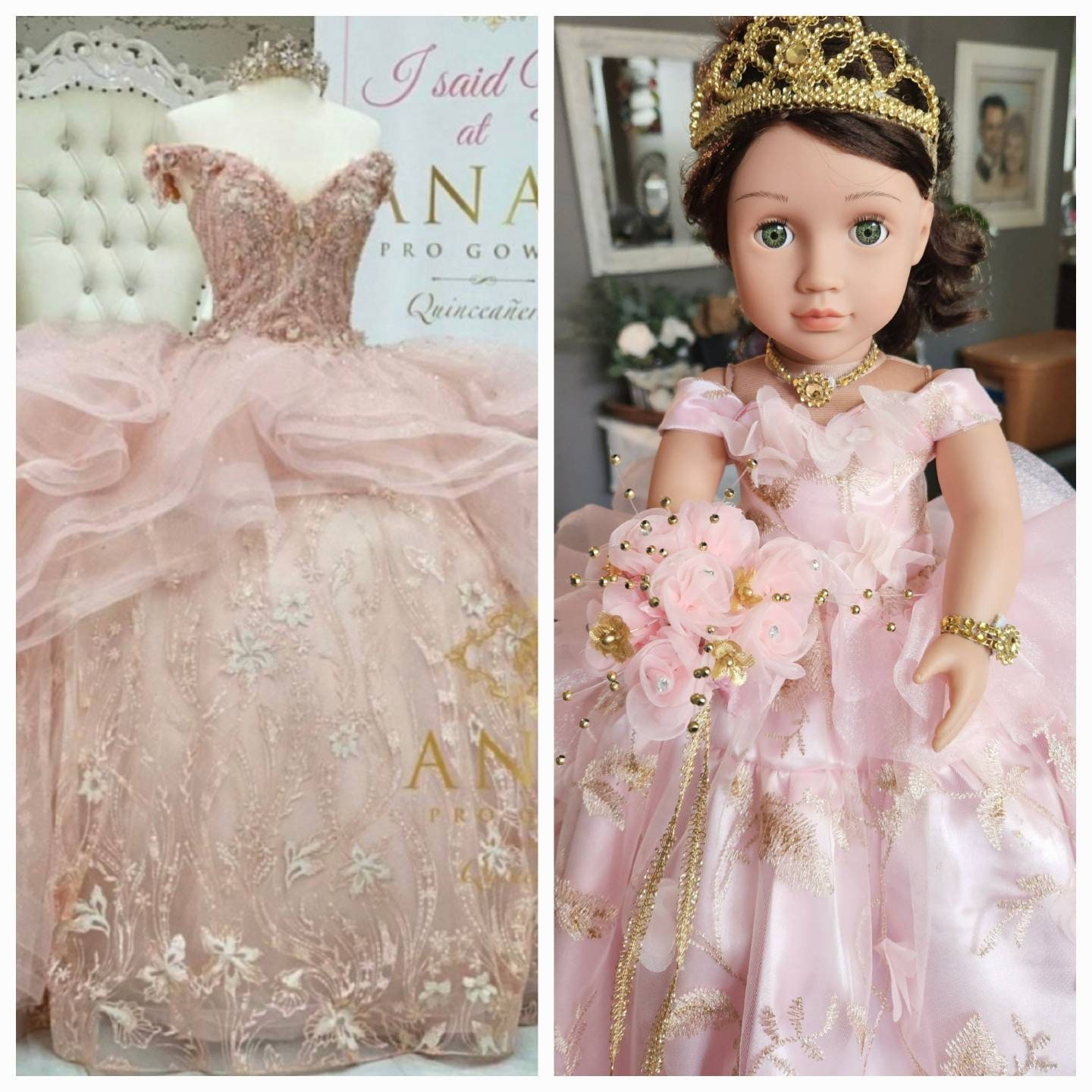 American girl hot sale doll quinceanera