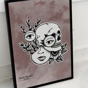Tattoo Flash Art - Art Print - Digital Art Prints - Tattoo Flash - Digital Tattoo Flash