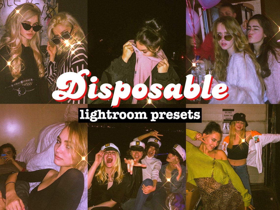 10 DISPOSABLE Lightroom Mobile Presets Aesthetic Preset Etsy