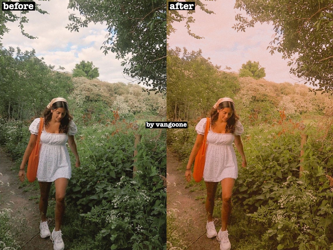 10 COTTAGECORE Lightroom Mobile Presets Aesthetic Preset Etsy