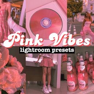10 PINK VIBES Mobile Lightroom Presets, Vsco Filters, Iphone Presets, Mobile Presets, Instagram Filters,  Dng Preset
