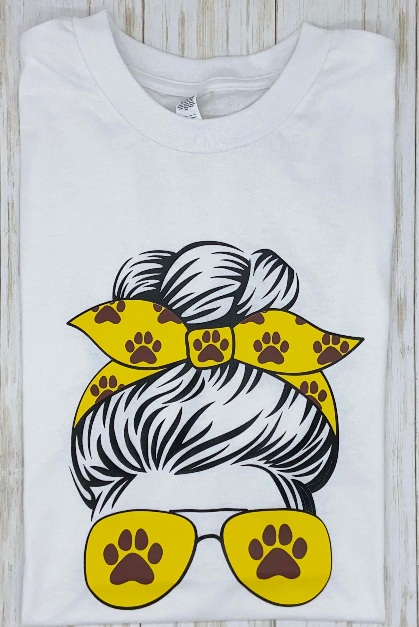 Messy Bun Shirt Etsy