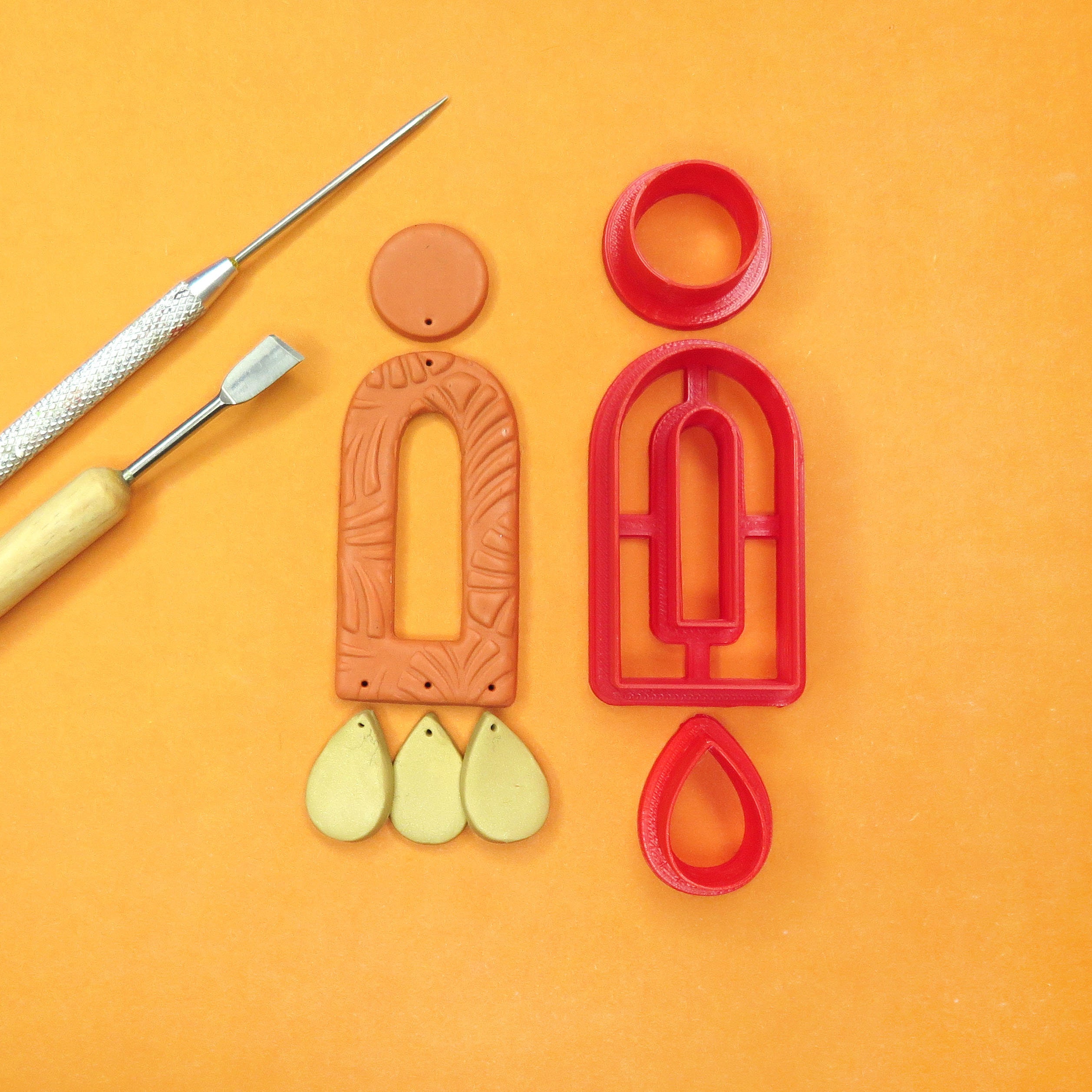 Polymer clay cutter Set 4