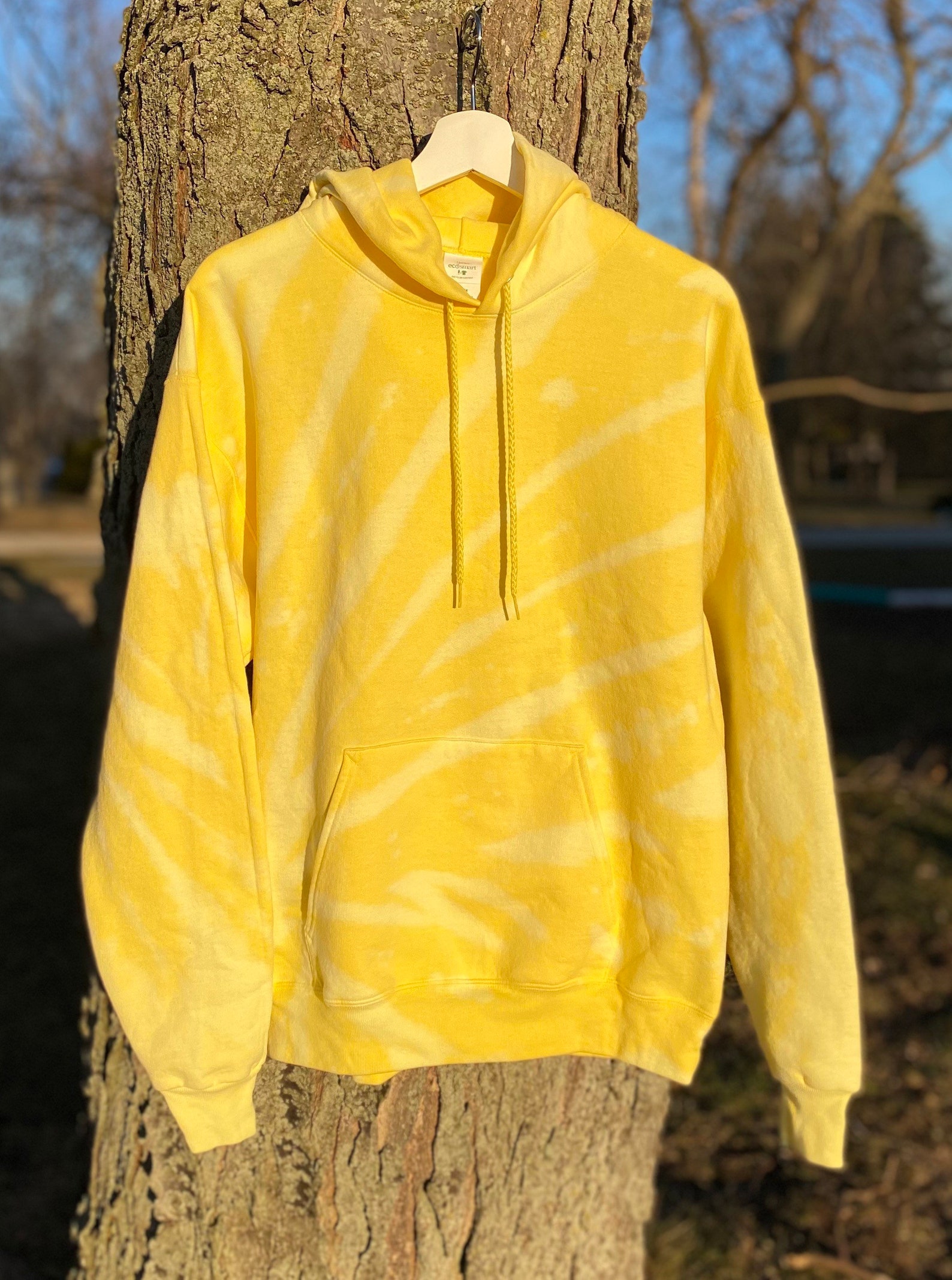 Tye Dye Sweat Short Set - Yellow