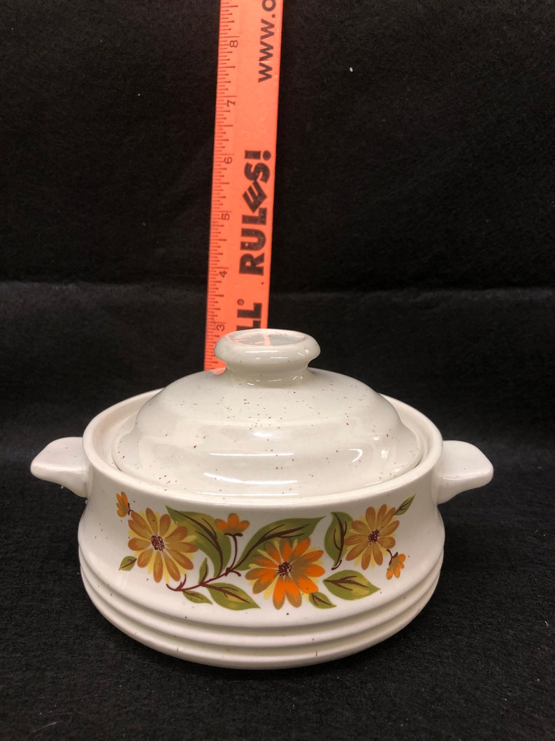 Vintage Capri Bake Serve 'N Store Stoneware Casserole Dish 1970's Etsy