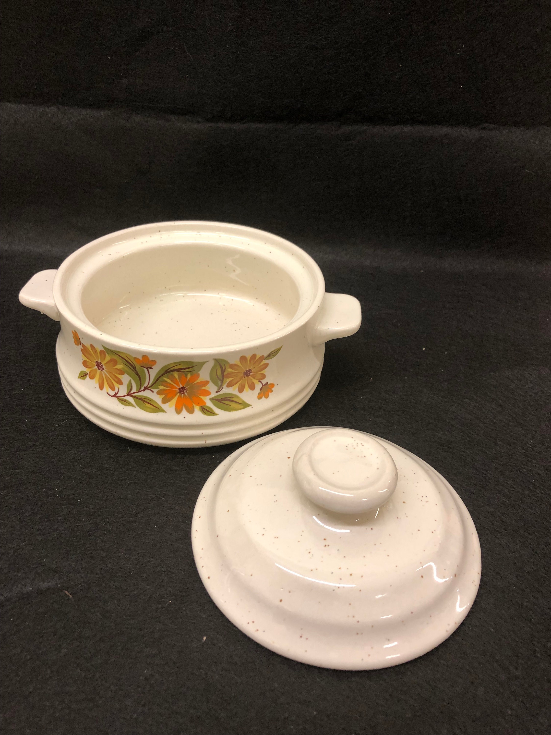 Vintage Capri Bake Serve 'N Store Stoneware Casserole Dish 1970's Etsy