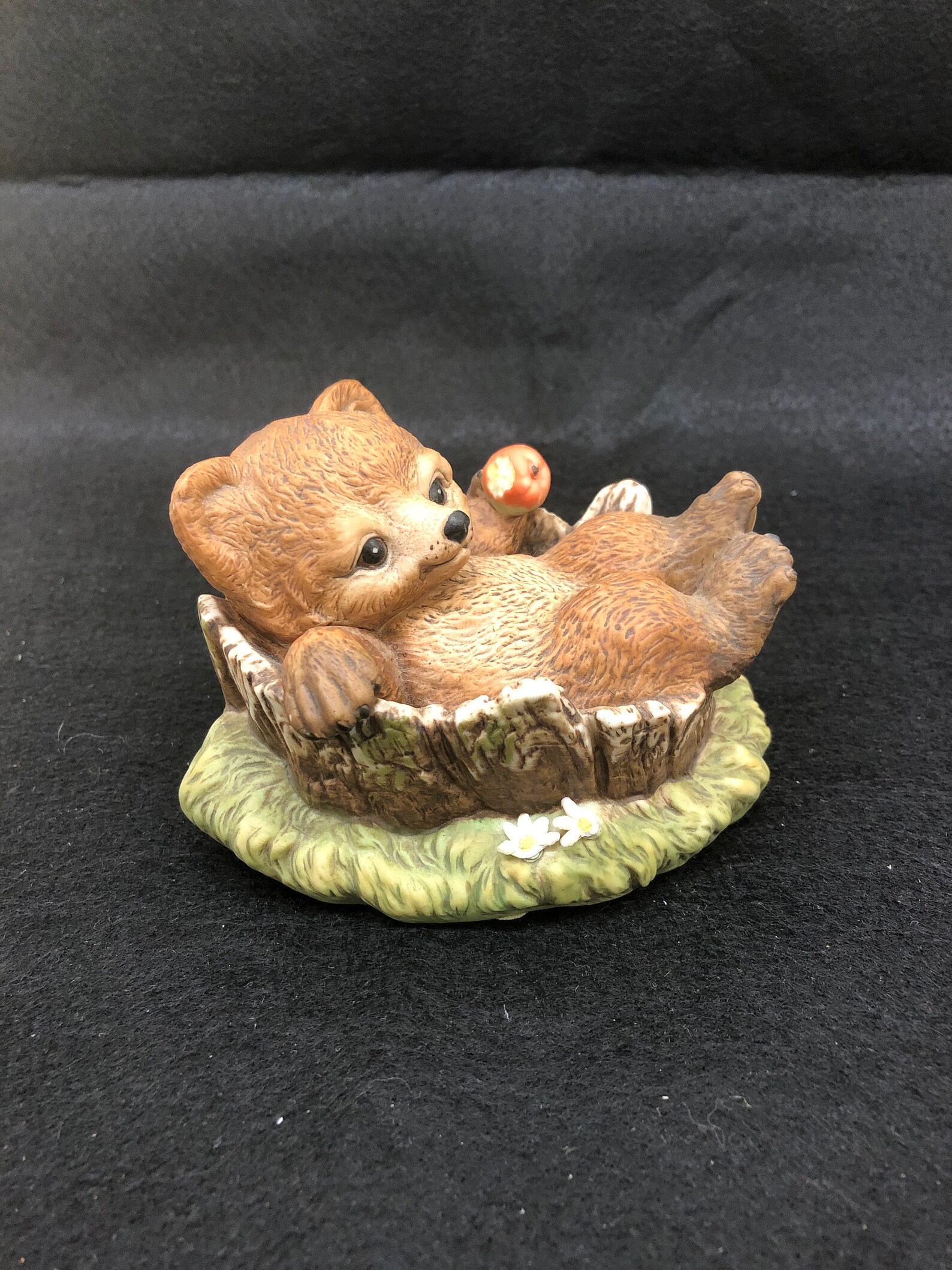 HOMCO Masterpiece Porcelain Bear Cub Figurine, 1986 Etsy