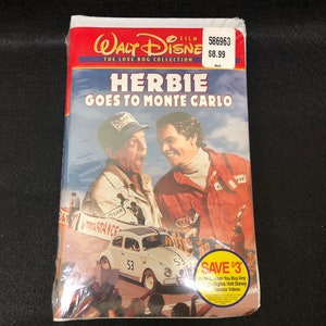Disney Herbie Goes to Monte Carlo (VHS) Sealed
