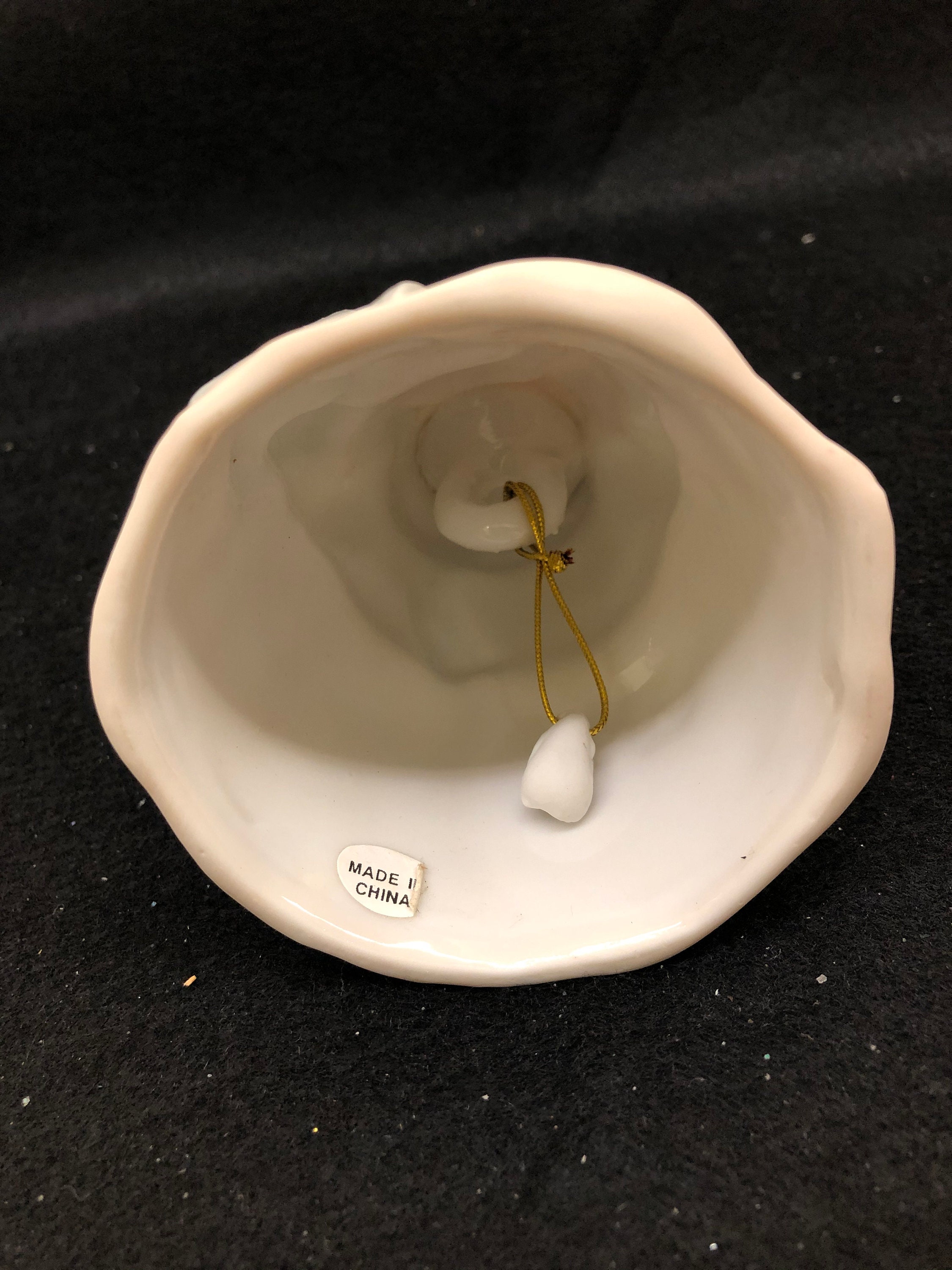 Vintage Ceramic Snowman Bell With Watering Can and Flower Pot Etsy UK