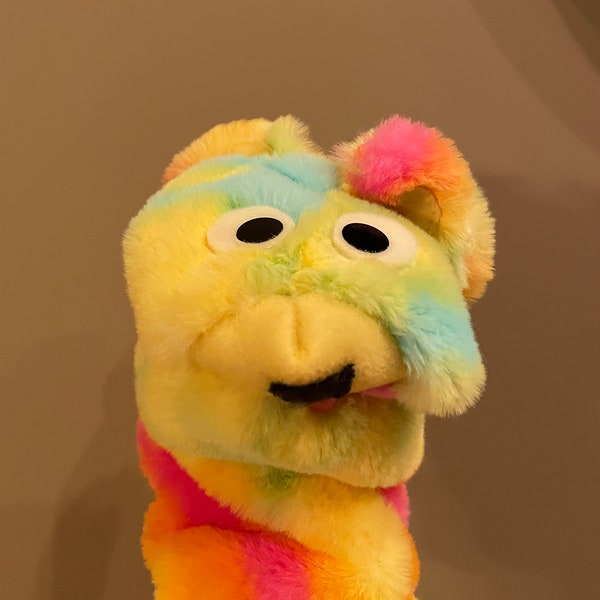 Custom Puppet: Benny the Baby Rainbow Bear