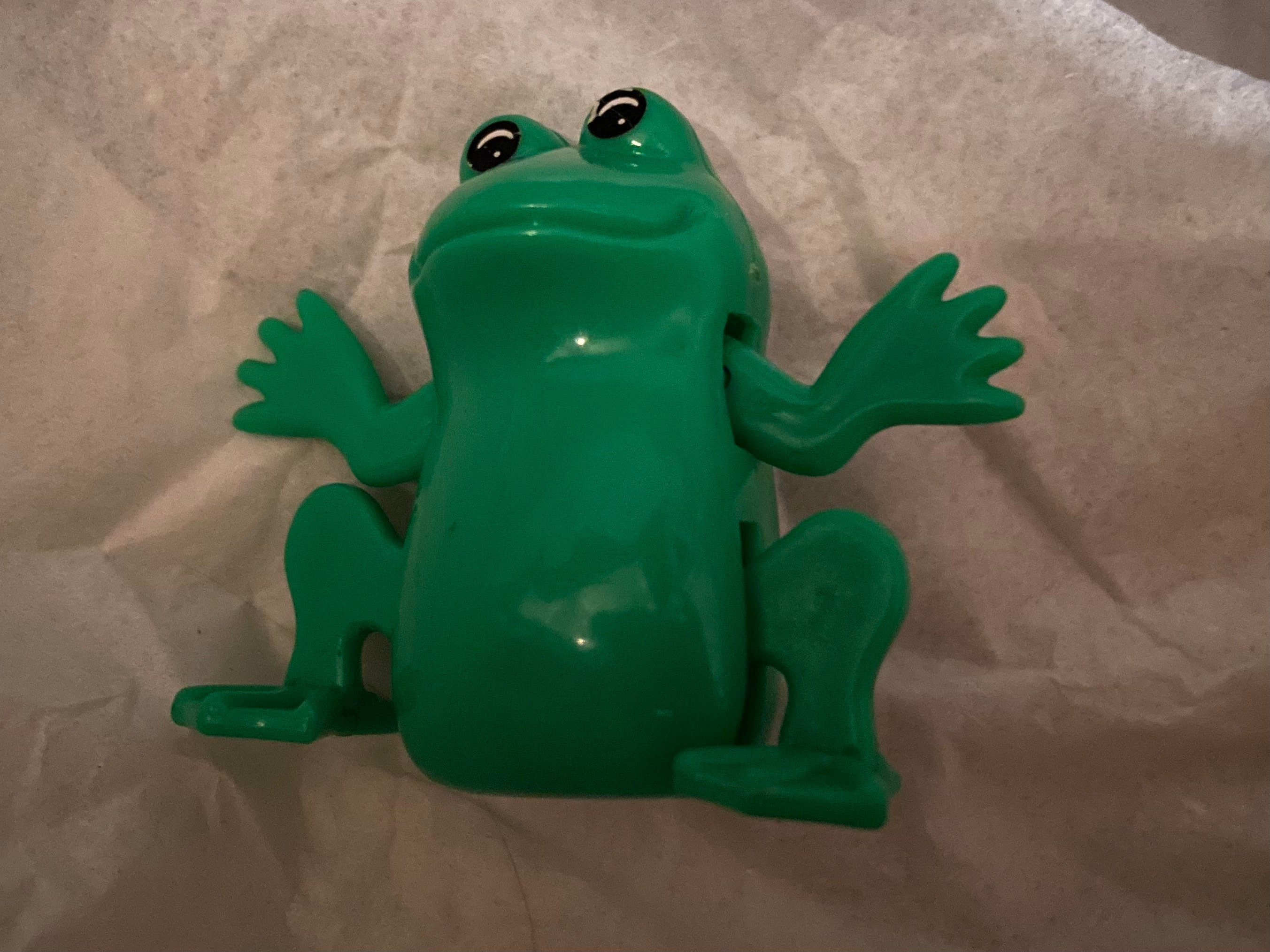 WORKING Wind-up Side-stepping Frog (reserved for Nathan) - Etsy
