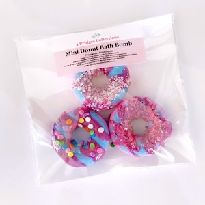 Mini Donut Bath Bombs